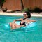 4E’s Novelty 2 Pack Inflatable Pool Chair Float - Pool Floats for Adults with Drink & Phone Holder Heavy Duty Lounger Floating Recliner Water Lake Beach Tanning Float